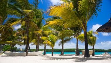 A luxurious beach resort can be a part of your next RV vacation.