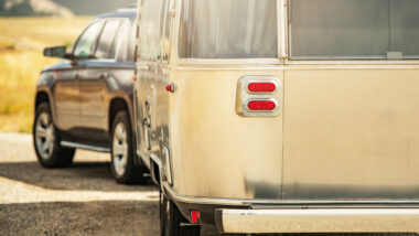 A car tows an aistream trailer, but is towing hard?