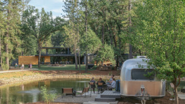 A view of auto camp Yosemite.