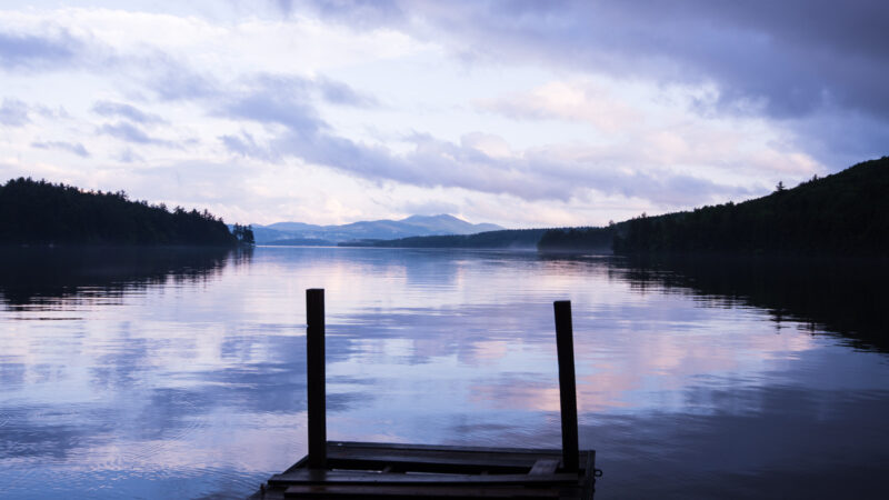 View of lake winnipesaukee by multiple campgrounds