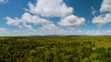 View of The Pocono mountains near Pocono camping areas