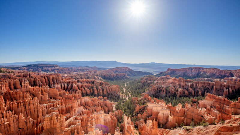 View of Bryce Canyon national park near Las Vegas