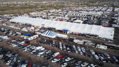 View of Quartzsite RV Show