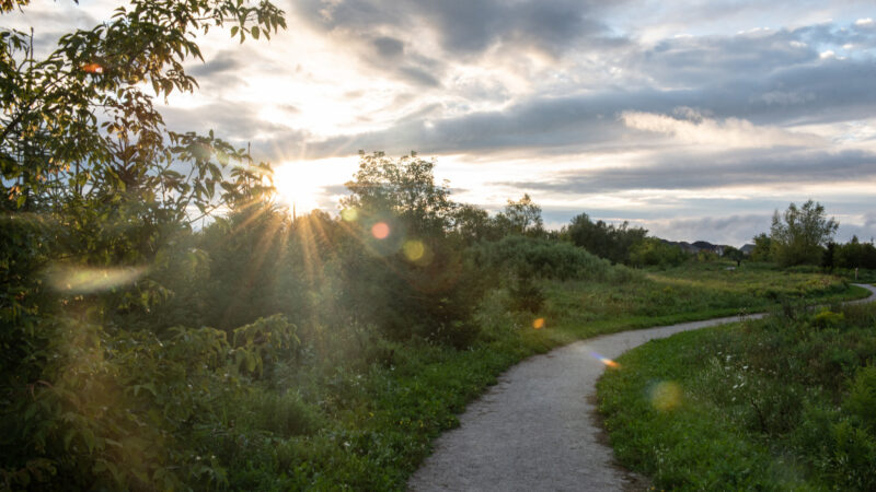 View of a national recreation trail