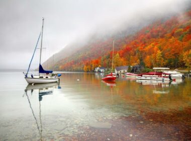 View of Lake Willoughby in Vermont