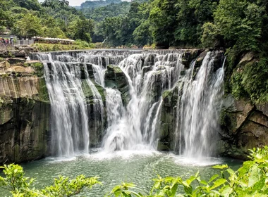 Shifen waterfall, Pingxi, Taipei, Taiwan.